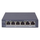 Switch PoE+ Administrable / 4 Puertos Gigabit PoE+ / 2 Puertos Uplink Gigabit / Alcance Extendido 300 m (984.3 ft) / 45 W / Gestión en Nube