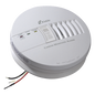 Alarma de monóxido de carbono alámbrica 120 V CA con respaldo de batería de 9 V e interconexión hasta 24 dispositivos, paquete de 6