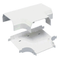 Accesorio en \"T\", para uso con canaleta T70, Material PVC Rígido, Color Blanco Mate