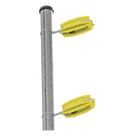 Aislador de Esquina para Cerco Eléctrico / 18 kV / Resistencia 7.5-10.2 kg / Anti UV / 66 mm x 31.6 mm