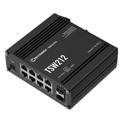 Switch Industrial Administrable L2, 8 puertos GE + 2 SFP, Soporta Profinet
