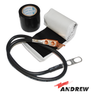 Kit de Aterrizaje Estándar / Cable 1/4\" y 3/8\" / Conductor 609.6 mm (24 ft) / Corriente Pico 100,000 A / Cobre Calibre 6 / Temperatura -40°C a +85°C
