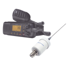 Kit de radio marina con antena de fibra de vidrio / 25W / GPS integrado / IPX4 / Cable 4.5 m (14.8 ft)