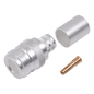 Conector N Hembra de Anillo Plegable para Cables 9913, 8214, LMR-400, RG8/U-SYS, RFLASH-1113, Plata/ Oro/ Teflón.