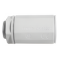 Conector de tubería rígida a caja (Racor), PVC Auto-extinguible, de 20 mm