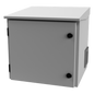 Gabinete de Exterior con Rack de 19\" de 9UR con Ventiladores y Termostato, Se envía el Gabinete armado, (Montaje a poste o torre se vende por separado).