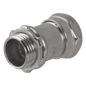 Conector Recto Compresión de Acero Galvanizado para Pared Delgada de 1\" .