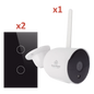 (Wifi) KIT 1 camara Wifi y 2 apagadores inteligentes Wifi