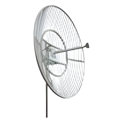 Antena Parabólica de rejilla para Celular de 1850-1990 MHz, 26 dBi.  Antena Donadora que se utiliza para los amplificadores de señal celular para cubrir comunidades alejadas.