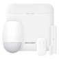 (AX PRO) KIT de Alarma AX PRO con GSM (3G/4G) / Incluye: 1 Hub con bateria de respaldo / 1 Sensor PIR / 1 Contacto Magnético / 1 Control Remoto / Wi-Fi / Compatible con Hik-Connect P2P