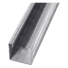 Unicanal Sólido / 4 x 4 cm / 3 m (9.8 ft) / Galvanizado en Caliente / Perfil Cuadrado / Estructuras Industriales