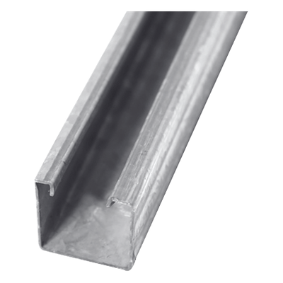 Unicanal Sólido 4 X 4 cm X 3 m (Galvanizado en Caliente).