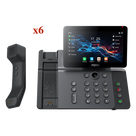 Teléfono IP Empresarial / Pantalla Táctil IPS 7' / Wi-Fi 6 Dual-Band / Bluetooth 5.4 / Micrófono Inalámbrico / 20 Líneas SIP / Videollamadas HD 1080p