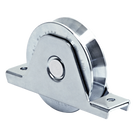 Rueda para Puerta Corrediza / 16 cm (6.3 in) / Acero Galvanizado / Carga 640 kg / Canal Tipo V