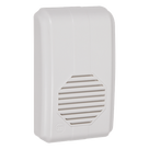 Receptor Inalámbrico para Timbre / Alcance 150 m (492.1 ft) / Frecuencia 433 MHz / Volumen Ajustable 64-88 dB / 10 Tonos Seleccionables / UL/cUL y FCC