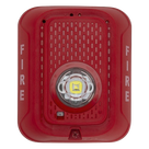 Lámpara Estroboscópica LED / Candela Seleccionable hasta 185 cd / 24 Vcd / Montaje en Pared / Sin Sirena / UL Fire