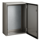 Gabinete de Acero Inoxidable / IP66 / 600x800x300 mm / 23.6x31.5x11.8 in / Carga 50 kg / Placa Galvanizada