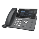Teléfono IP Carrier-Grade / 14 Líneas SIP / 6 Cuentas / Wi-Fi Dual-Band 802.11ac / Pantalla LCD 5\" / Puertos Gigabit / PoE / Audio Full HD Opus