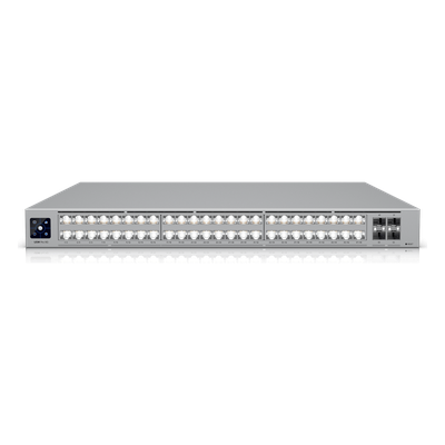 UniFi Switch USW-Pro-XG-48 / Capa 3 / 48 puertos (32 × 10 GbE, 16 × 2,5 GbE) + 4 puertos SFP28 25 G