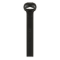 Cincho Dome-Top Nylon 6.6, 378mm largo x 7mm ancho, Color Negro. Paquete de 250 piezas
