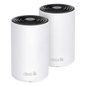 Kit 2 Routers Inalámbricos MESH Interior para Hogar / Doble Banda Wi-Fi 6E AX5400 Mbps / 3 Puerto Gigabit WAN/LAN / 4 Antenas Internas / Administración Mediante la App Deco (iOS, Android) / Protecc