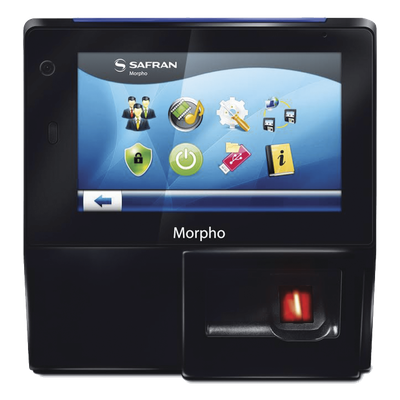 Lector de huella biométrico / Control de acceso y asistencia / IP65 / PoE / Pantalla táctil / 5000 usuarios / Mifare integrado