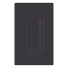 Botonera de Pared para Sistema de Automatización / 4 Botones de Escena / Retroiluminada / Alimentación 120-277 V / RF Clear Connect Type X / 75 ft (22.9 m) / Acabado Midnight