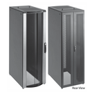 Gabinete para Servidores / 42 UR / Acero 16ga / Puertas Perforadas Frontal y Trasera / Profundidad Extendida 1200 mm / Ancho 600 mm