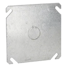 Tapa Cuadrada / Acero Galvanizado / 4 x 4 x 0.063 in / Entrada 1/2 in / UL Listed / Caja 4 in