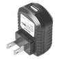 Cargador USB profesional de 1 Puerto, de 5 Vcc, 1 Amper Para Smartphones y Tablets; Voltaje de entrada de 100-240 Vca