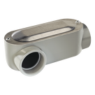 Caja de Registro Ovalada / 1 1/4\" (31.8 mm) / Tipo LR / Aluminio Diecast / NPT Conduit / 512.7 cm³