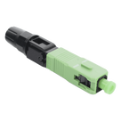 Conector de Fibra Óptica / SC/APC / Monomodo / 900µm, 2.0mm, 3.0mm / Re-terminable / Paquete 10 piezas