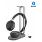 Diadema Inalambrica BH76 Plus With Charging Stand UC Black USB C/A de Yealink con ANC Híbrida y Estación de Carga Premium