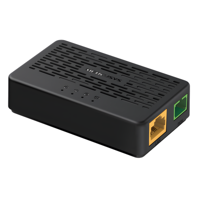 Terminal XPON 1 Puerto Gigabit / Modo Dual EPON + GPON / Downstream 2.488 Gbps / Gestión OMCI / VLAN 802.1Q / Bridge / Encriptación AES / DBA / FEC