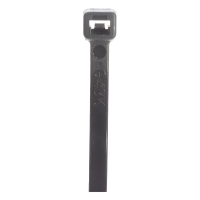 Brida de Nylon / 370 mm (14.57 in) / 4.8 mm Ancho / Tensión 50 lb (222 N) / Resistente a UV / Exterior -40°C a 85°C
