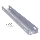 Montaje de Poste / 600 mm (1.97 ft) de Alto / 12 UR / Aluminio / Color Negro / 19 in Rack