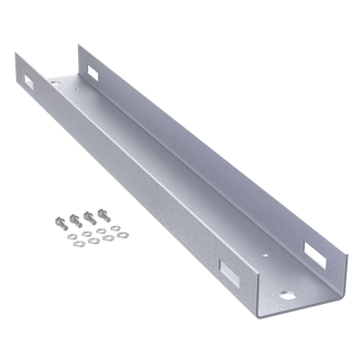 Montaje de Poste Para Gabinetes OSP ComLine de 600 mm de alto (12 UR), De Aluminio, Color Negro