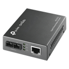 Convertidor de Medios Fibra Óptica / Monomodo 20 km (12.4 mi) / Gigabit Ethernet RJ45 / Puerto SC / Plug and Play