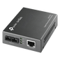 Convertidor Fibra Óptica Monomodo / 1 Puerto RJ45 10/100/1000 Mbps / Puerto Fibra Óptica SC 1000 Mbps / Hasta 20 Km / Plug and Play