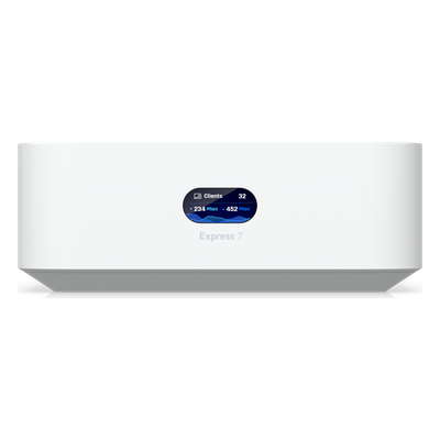 UniFi Express UX7 Cloud Gateway Compacto con WiFi 7, Ejecuta UniFi Network, Alimenta una Red Completa o Funciona como Punto de Acceso