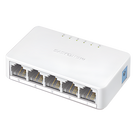 Switch de Escritorio / 5 Puertos 10/100 Mbps / Capacidad de Conmutación 1 Gbps / Sin Ventilador / Plug and Play