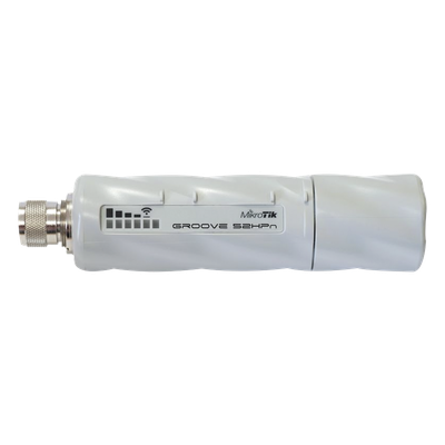 (Groove 52)  Cliente y PtP en 2.4 y 5GHz 802.11 a/b/g/n Conectorizado, Hasta 500mW