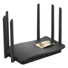 Router Inalámbrico / Wi-Fi 5 / Dual Band 2.4 y 5 GHz / 4 Puertos Gigabit / 6 Antenas 6 dBi / 1,267 Mbps / 96 Usuarios Concurrentes