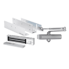 Kit Control de Acceso / Chapa Magnética 600 lbs (280 kg) / Brackets L y Z / Cierrapuertas 150 kg / UL