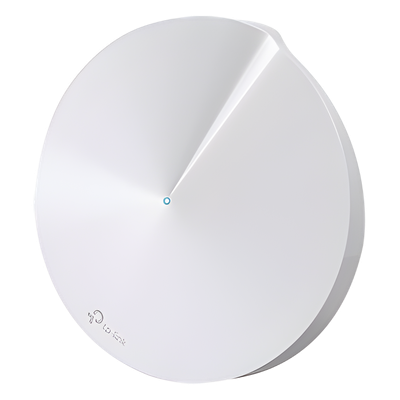Router Inalámbrico MESH Interior para Hogar / Doble Banda Wi-Fi 5 AC1300 Mbps / 2 Puerto Gigabit WAN/LAN / 4 Antenas Internas / Administración Mediante la App Deco (iOS, Android) / Protección HomeC