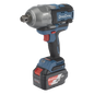 Llave de Impacto Inalámbrica de 20V, Entrada de 3/4 in, Incluye 2 Baterías de 6Ah, Cargador y Estuche