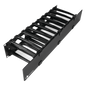 Organizador de Cable Horizontal RouteIT, Sencillo, Para Rack de 19in, 6in de profundidad, 2UR