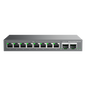 Switch L2 Lite Administrable / 8 Puertos Ethernet 2.5 Gbps / 2 Puertos SFP+ 10 Gbps / VLAN / QoS / Montaje Escritorio o Pared
