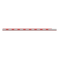 Brazo Recto para Barrera de Acceso / Aluminio Octogonal / 4 m (13.1 ft) / Iluminación LED Rojo-Verde / Perfil 120 x 50 mm