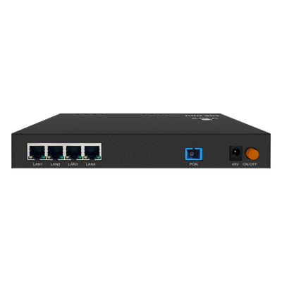 ONU Dual EPON/GPON / 4 Puertos PoE 802.3af/at Gigabit / 1 Puerto SC/UPC